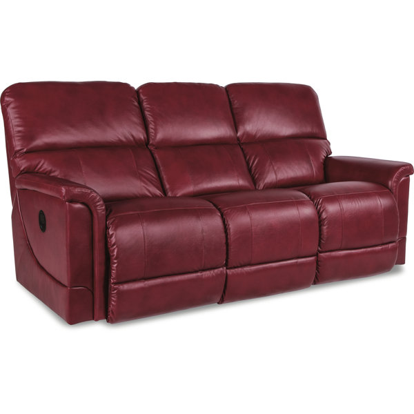 LaZBoy Oscar Genuine leather Reclining Sofa Wayfair